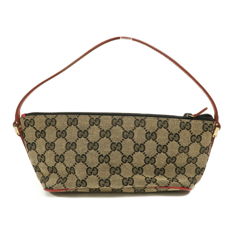 GUCCI 帆布Mini Accessory Pouch Handbag手挽袋-1