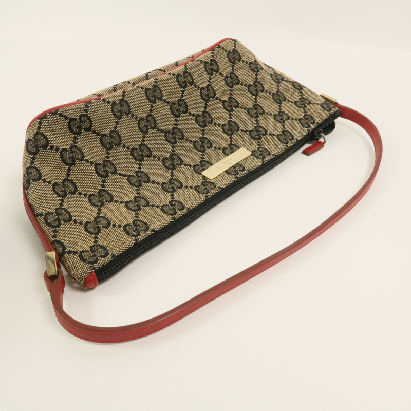 GUCCI 帆布Mini Accessory Pouch Handbag手挽袋-7