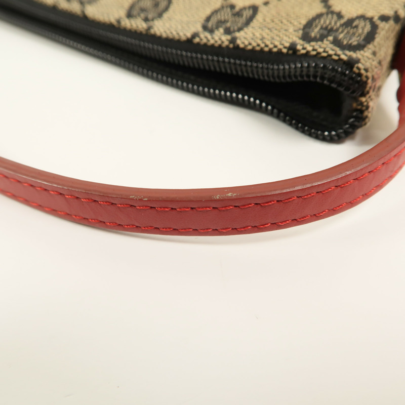GUCCI 帆布Mini Accessory Pouch Handbag手挽袋-14