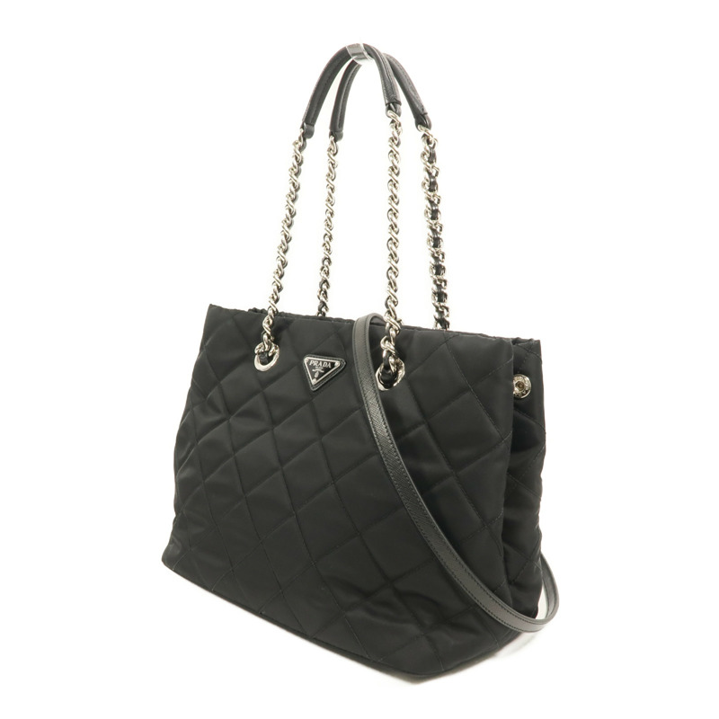 PRADA 尼龍Quilted 2 way Sholuder手挽肩背兩用袋-2