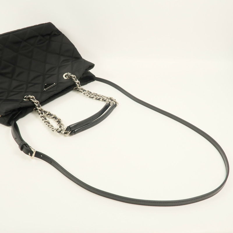PRADA 尼龍Quilted 2 way Sholuder手挽肩背兩用袋-7
