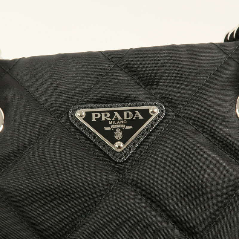 PRADA 尼龍Quilted 2 way Sholuder手挽肩背兩用袋-8