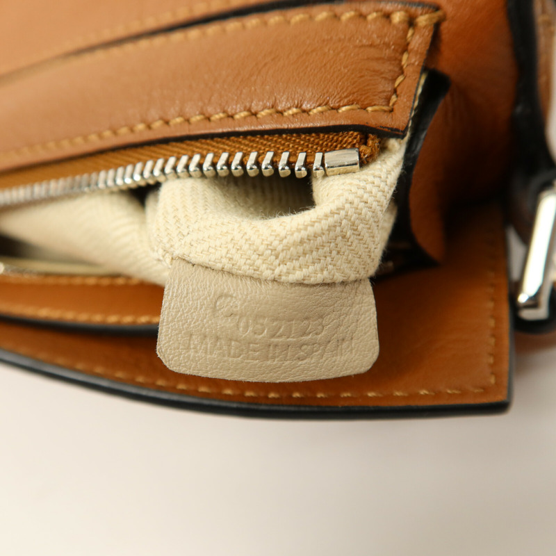 LOEWE 牛皮皮革Mini Puzzle手挽肩背兩用袋-7