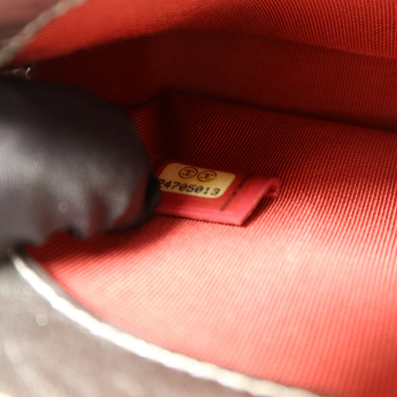 CHANEL 牛皮皮革Gabrielle Wallet On Chain鏈帶肩背袋-7