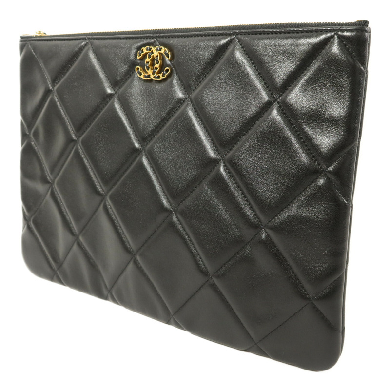 CHANEL 牛皮皮革Chanel 19手提包-2