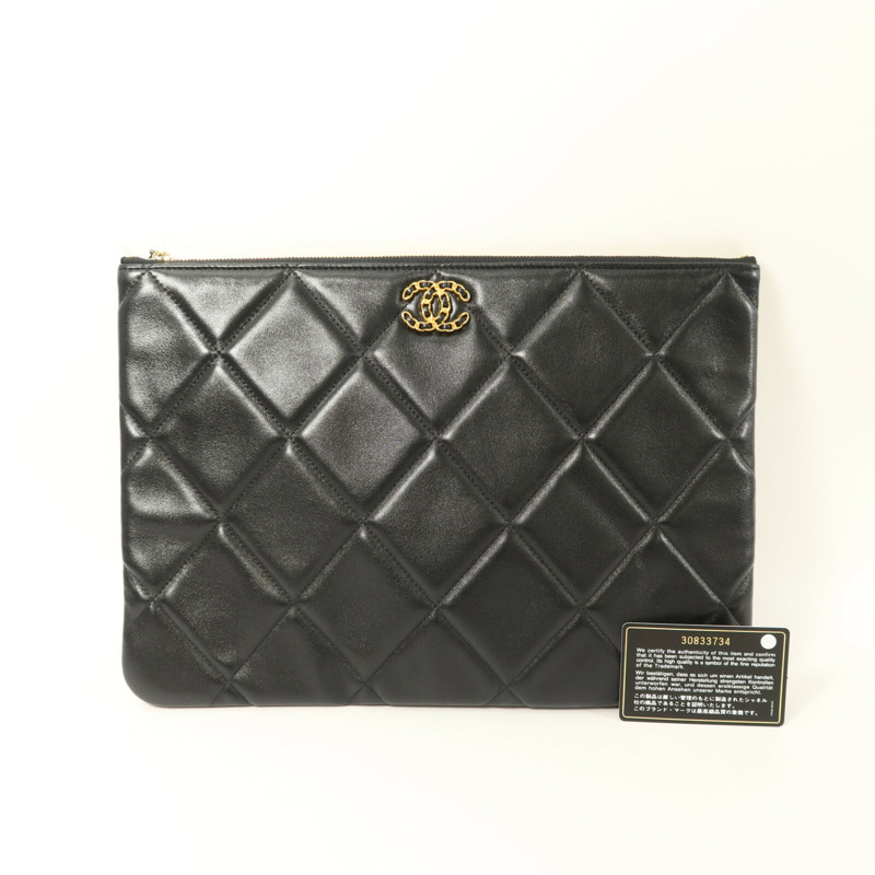 CHANEL 牛皮皮革Chanel 19手提包-9