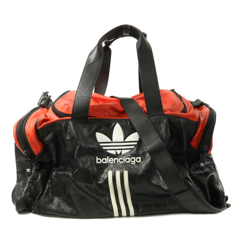 BALENCIAGA 牛皮皮革Vintage Balenciaga X Adidas Weekend Bag手挽肩背兩用袋