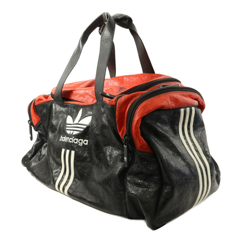 BALENCIAGA 牛皮皮革Vintage Balenciaga X Adidas Weekend Bag手挽肩背兩用袋-2