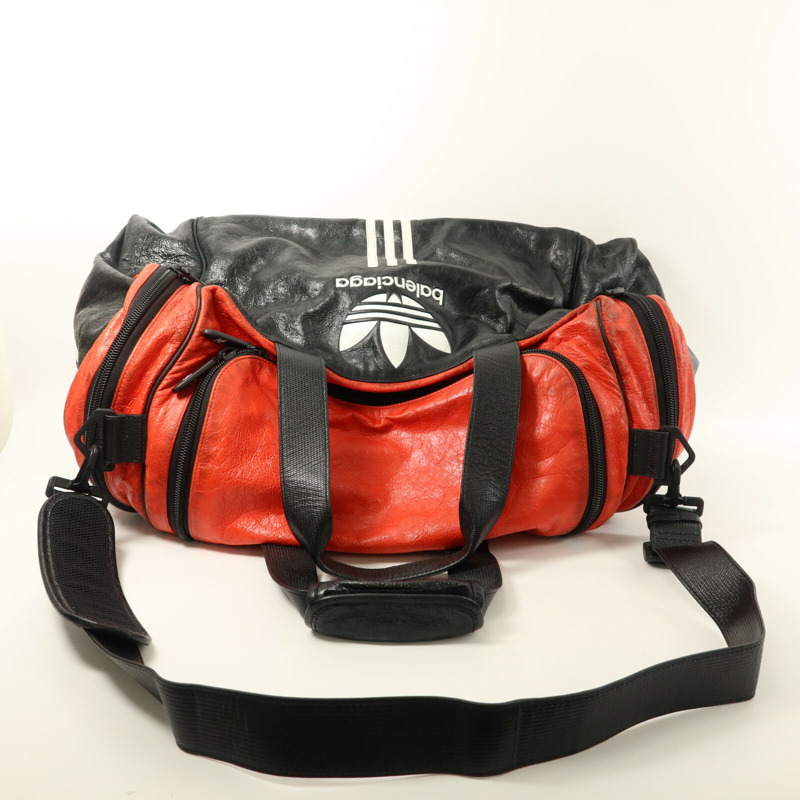 BALENCIAGA 牛皮皮革Vintage Balenciaga X Adidas Weekend Bag手挽肩背兩用袋-9