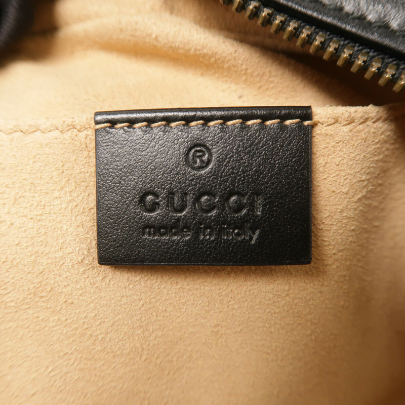 GUCCI 牛皮皮革GG Marmont鏈帶肩背袋-5