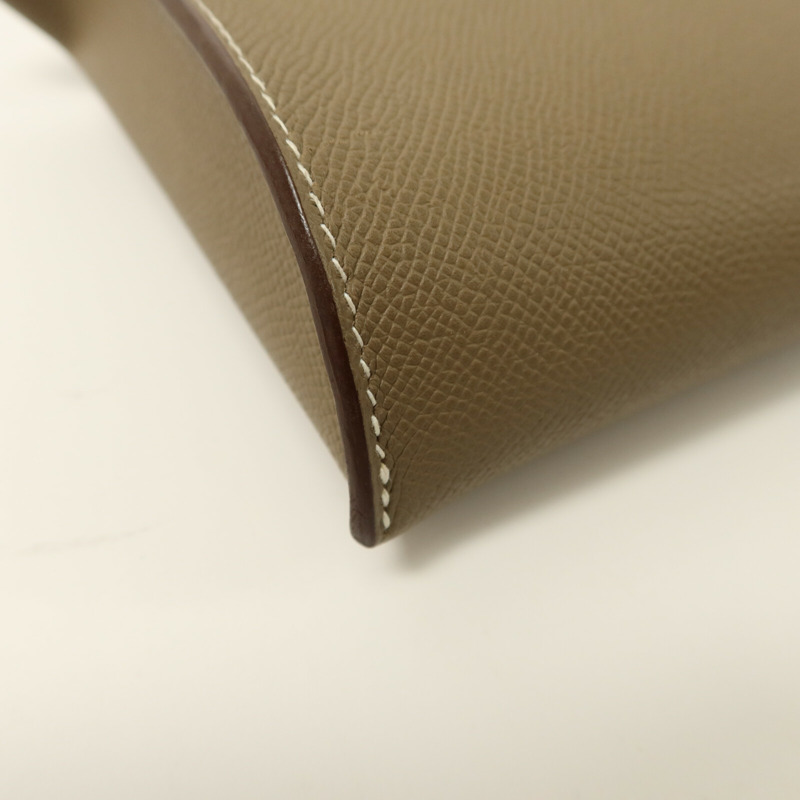 HERMES Epsom皮革Videpoches肩背袋-10