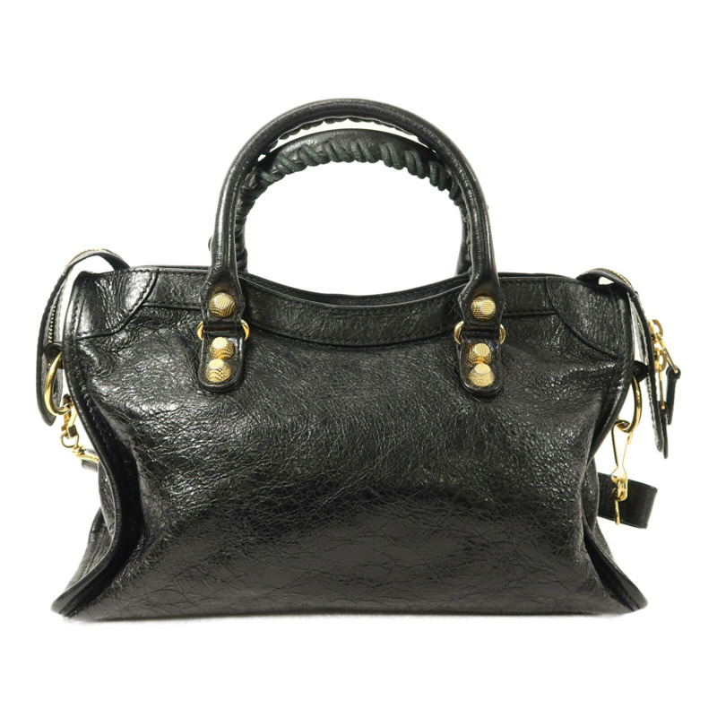 BALENCIAGA 牛皮皮革Le City Mini手挽肩背兩用袋-1