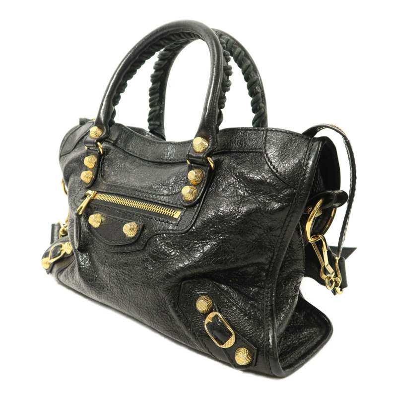 BALENCIAGA 牛皮皮革Le City Mini手挽肩背兩用袋-2