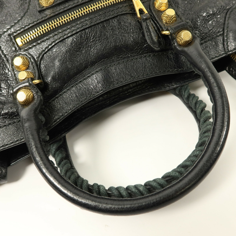 BALENCIAGA 牛皮皮革Le City Mini手挽肩背兩用袋-7