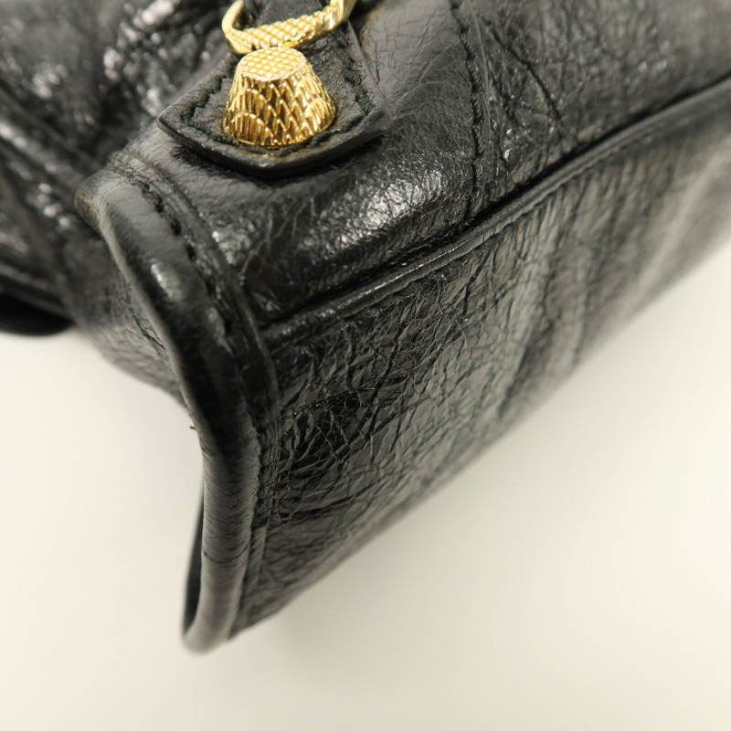 BALENCIAGA 牛皮皮革Le City Mini手挽肩背兩用袋-12