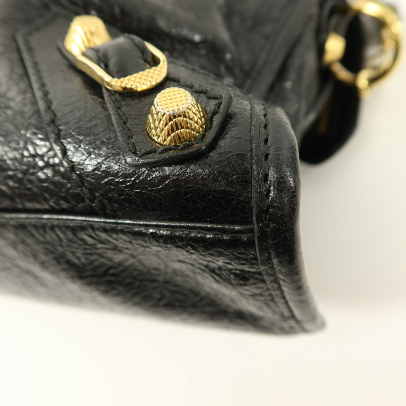 BALENCIAGA 牛皮皮革Le City Mini手挽肩背兩用袋-13