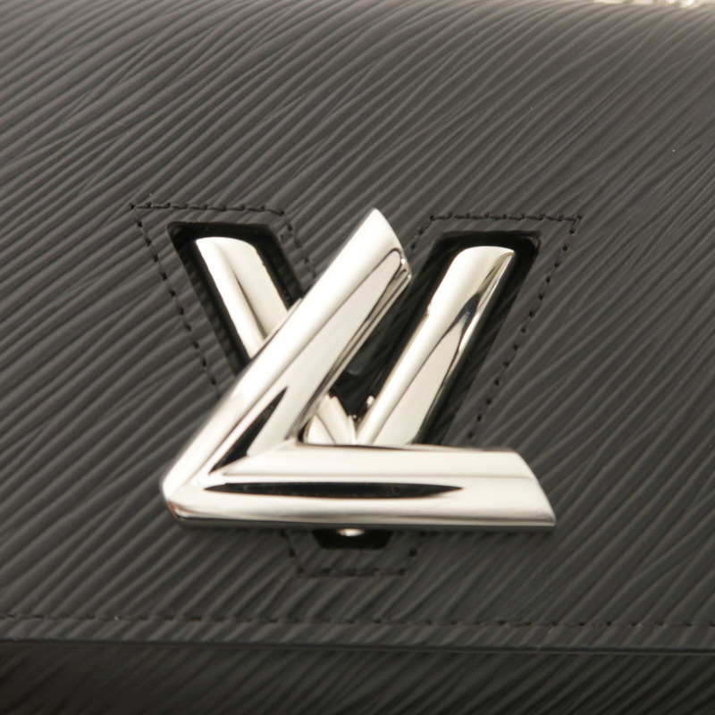 LOUIS VUITTON Epi Portefuille Twist Chain Wallet鏈帶肩背袋-7