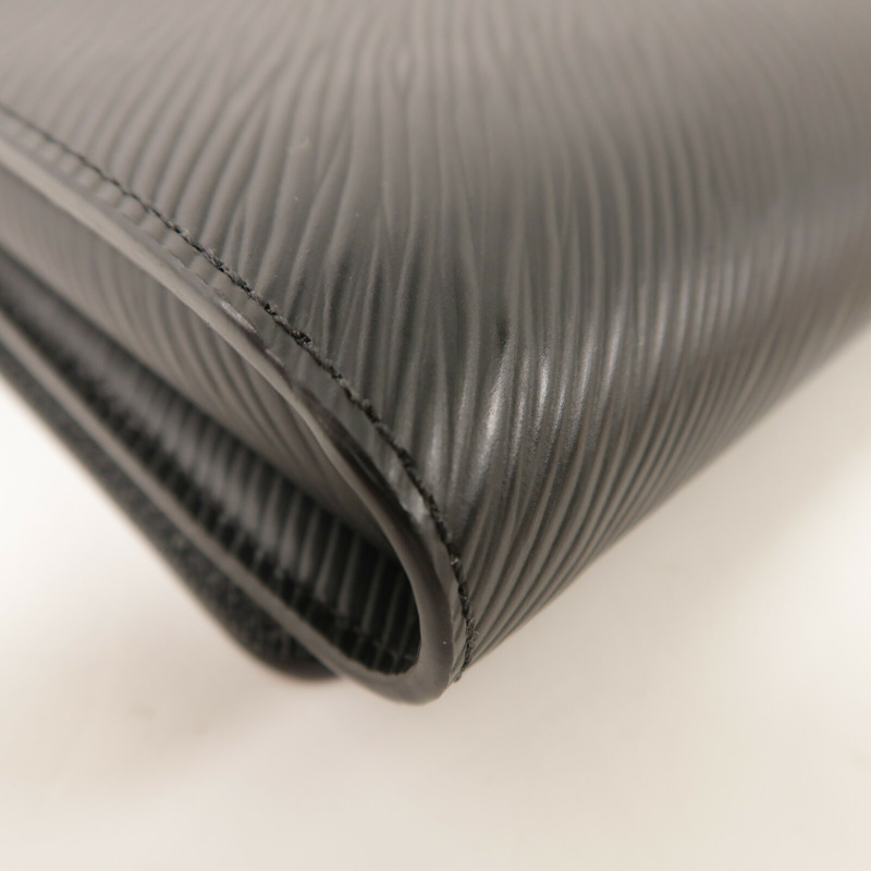 LOUIS VUITTON Epi Portefuille Twist Chain Wallet鏈帶肩背袋-12