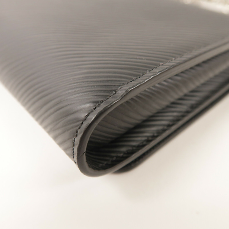 LOUIS VUITTON Epi Portefuille Twist Chain Wallet鏈帶肩背袋-13