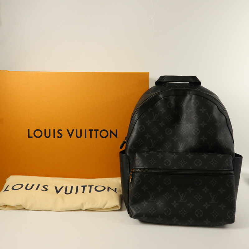 LOUIS VUITTON Monogram Eclipse Discovery PM背包-9