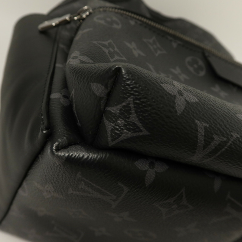 LOUIS VUITTON Monogram Eclipse Discovery PM背包-10