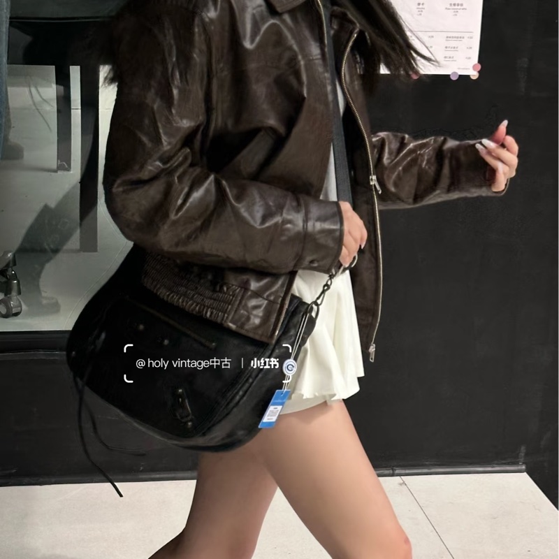 Balenciaga 巴黎世家 NeoFolk 黑色 郵差包 斜背包 肩背包 側背包 手提包-2