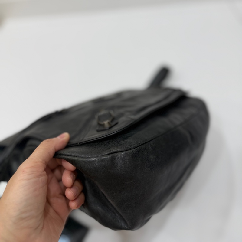 Balenciaga 巴黎世家 NeoFolk 黑色 郵差包 斜背包 肩背包 側背包 手提包-22