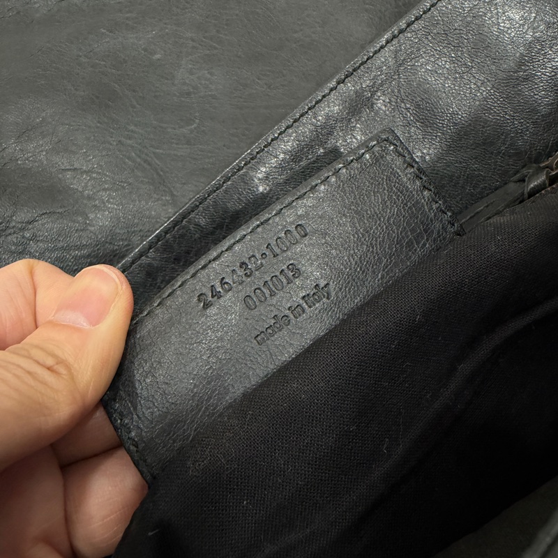 Balenciaga 巴黎世家 NeoFolk 黑色 郵差包 斜背包 肩背包 側背包 手提包-31