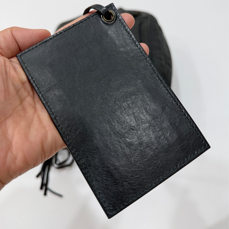 Balenciaga 巴黎世家 NeoFolk 黑色 郵差包 斜背包 肩背包 側背包 手提包-35