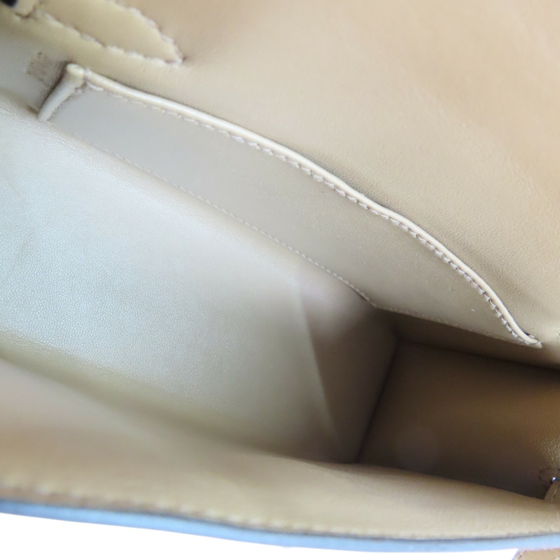 奶茶色 Epsom牛皮 Mini Kelly II 凱莉包 两用包 Z刻 金釦【HERMES 愛馬仕】-4