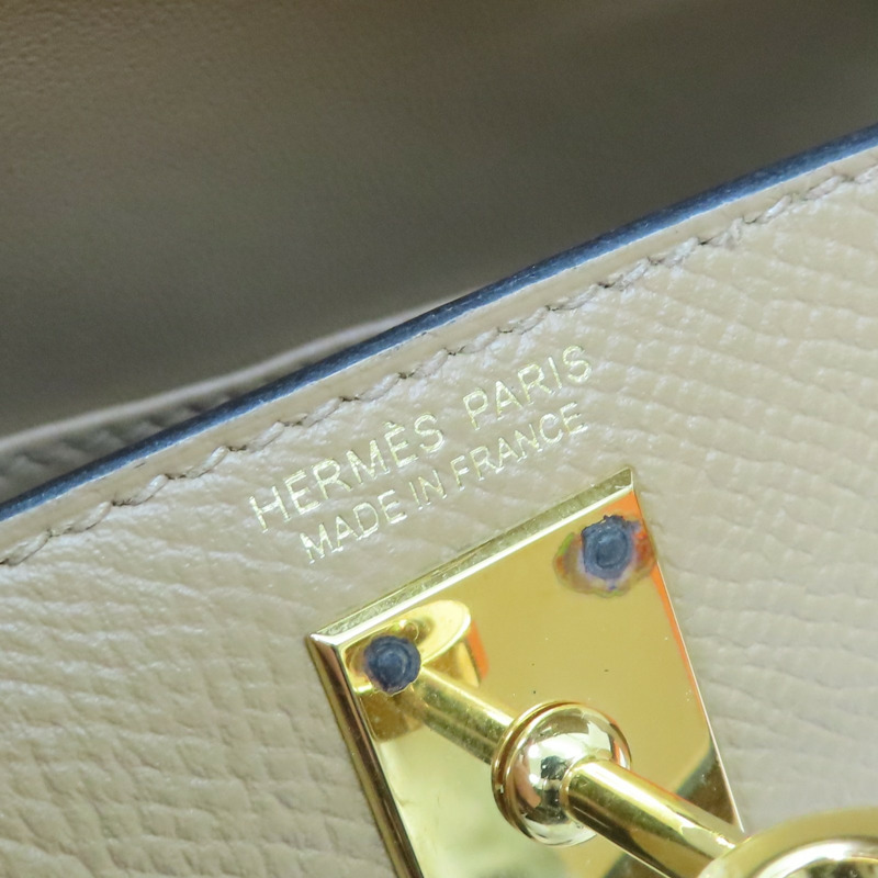 奶茶色 Epsom牛皮 Mini Kelly II 凱莉包 两用包 Z刻 金釦【HERMES 愛馬仕】-5