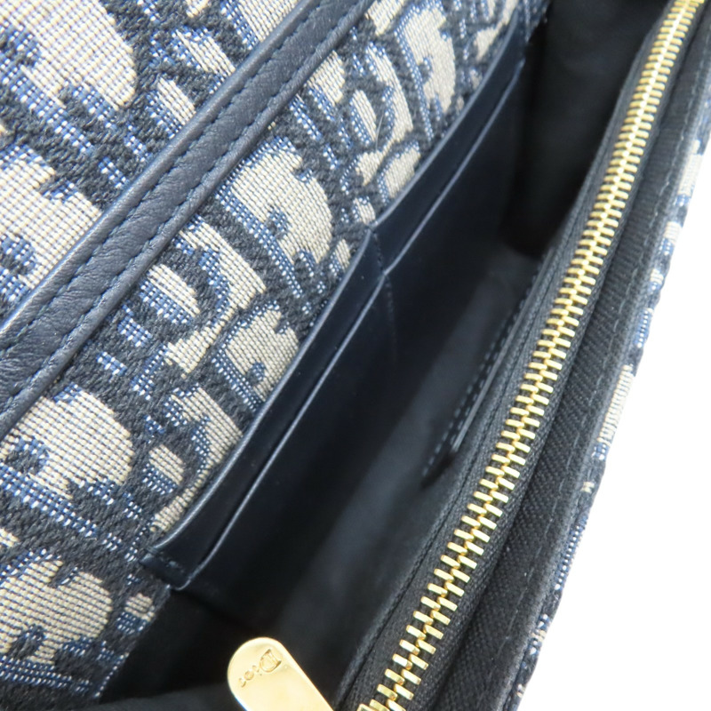 藍色 Oblique 提花帆布 牛皮 30 Montaigne 肩背包【Dior 迪奧 】 S2086UTZQ_M928-2