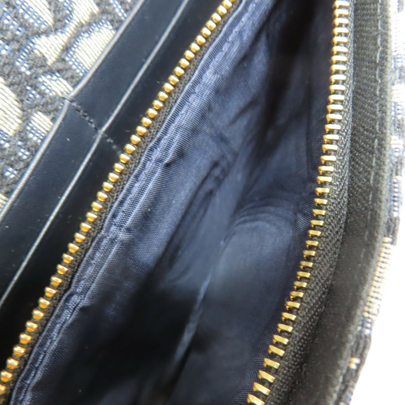 藍色 Oblique 提花帆布 牛皮 30 Montaigne 肩背包【Dior 迪奧 】 S2086UTZQ_M928-3