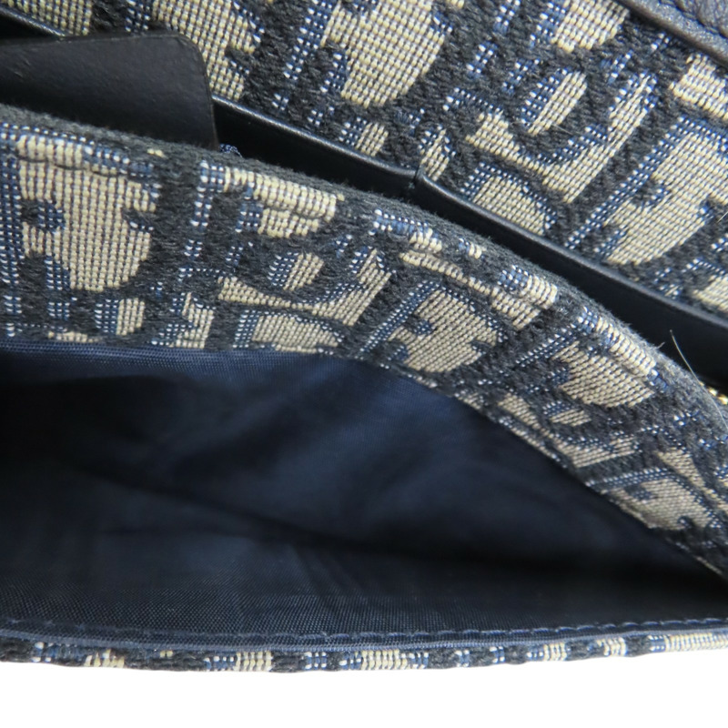 藍色 Oblique 提花帆布 牛皮 30 Montaigne 肩背包【Dior 迪奧 】 S2086UTZQ_M928-4
