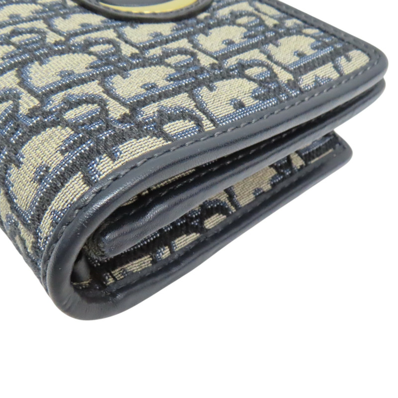 藍色 Oblique 提花帆布 牛皮 30 Montaigne 肩背包【Dior 迪奧 】 S2086UTZQ_M928-11