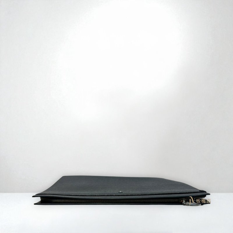 JS1331-MONTBLANC 萬寶龍黑色牛皮手拿包-4