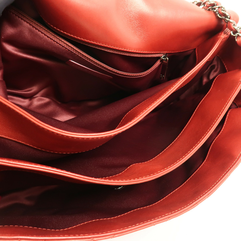 CHANEL 羊皮皮革Chain Shoulder鏈帶肩背袋-4