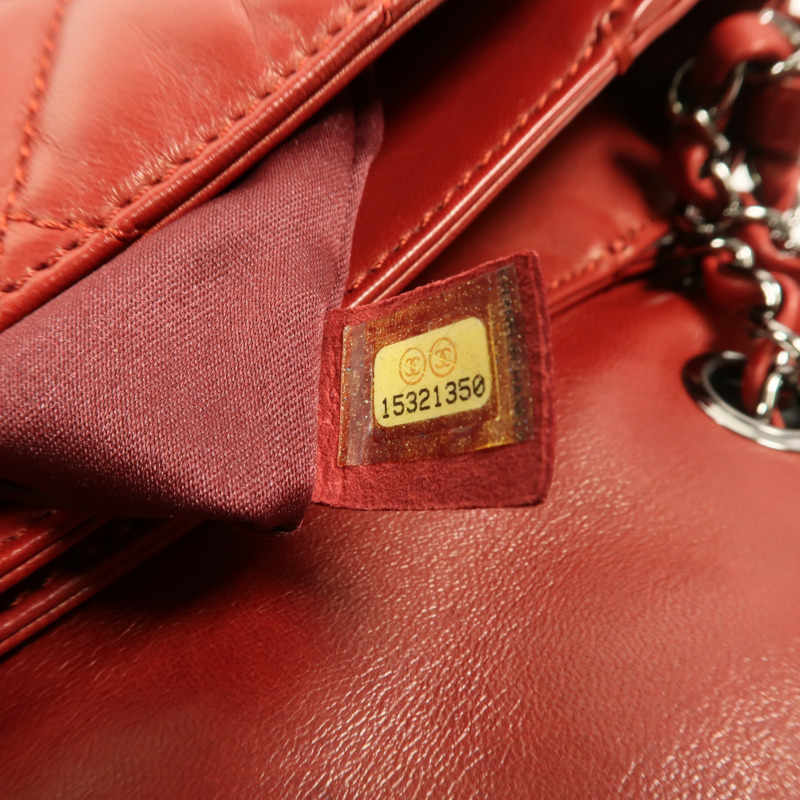 CHANEL 羊皮皮革Chain Shoulder鏈帶肩背袋-6