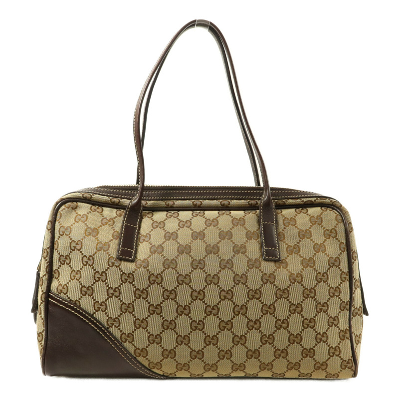 GUCCI 帆布Boston GG手挽袋-1