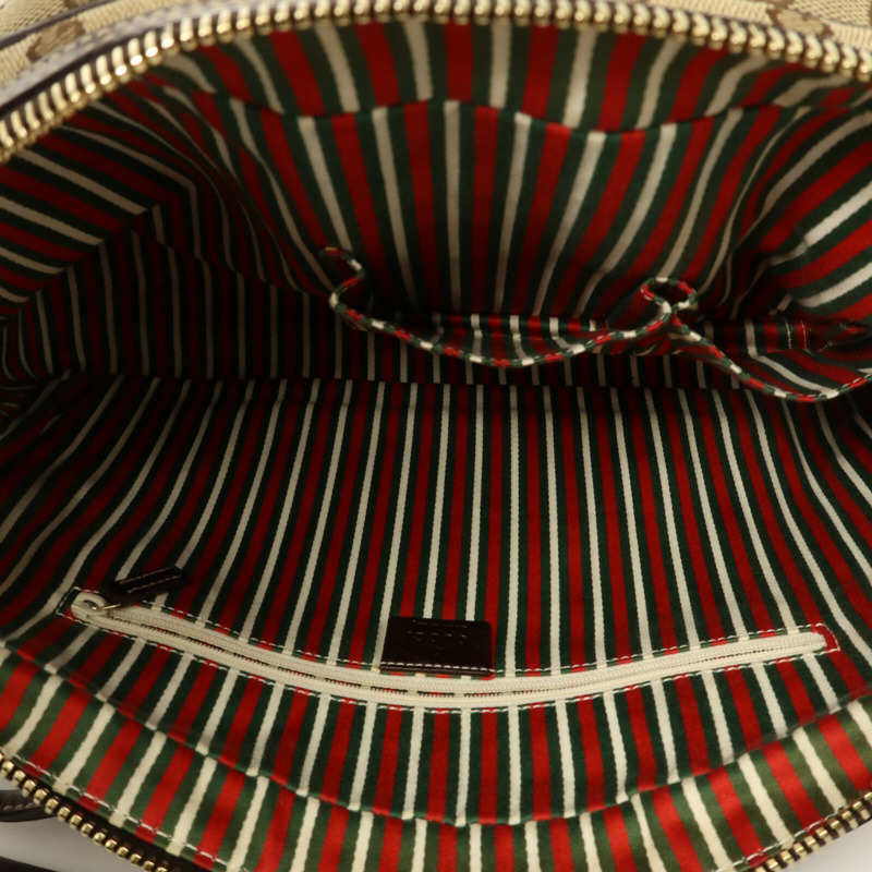 GUCCI 帆布Boston GG手挽袋-4