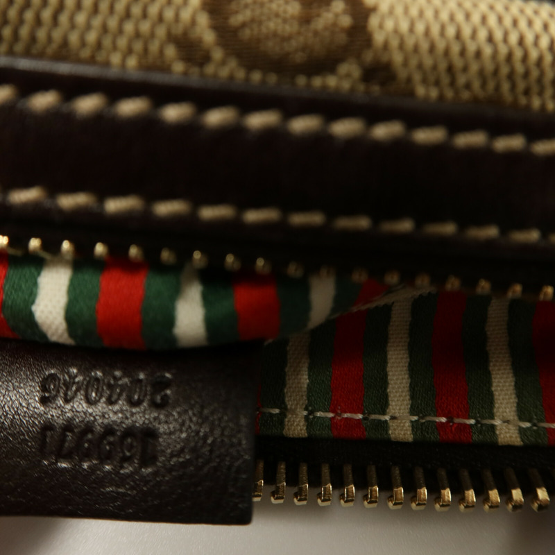GUCCI 帆布Boston GG手挽袋-7