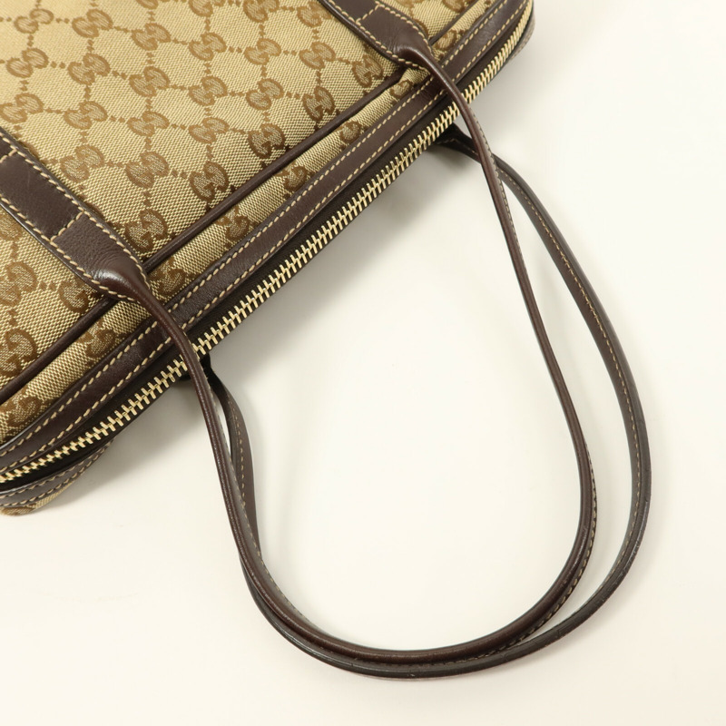 GUCCI 帆布Boston GG手挽袋-8