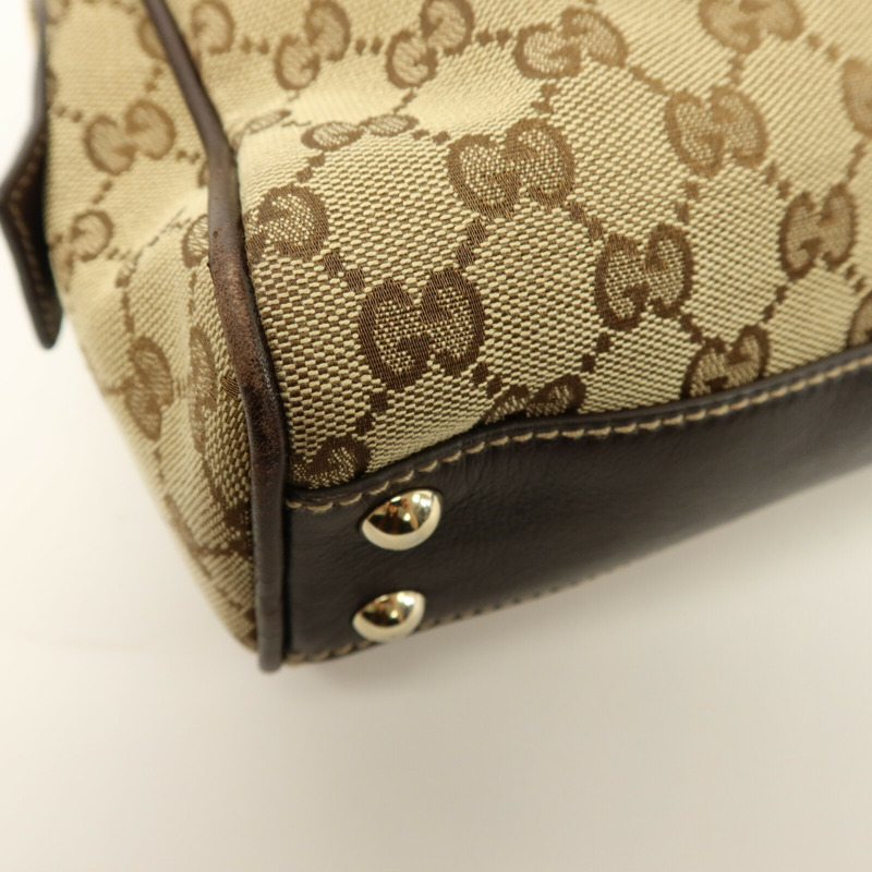 GUCCI 帆布Boston GG手挽袋-9