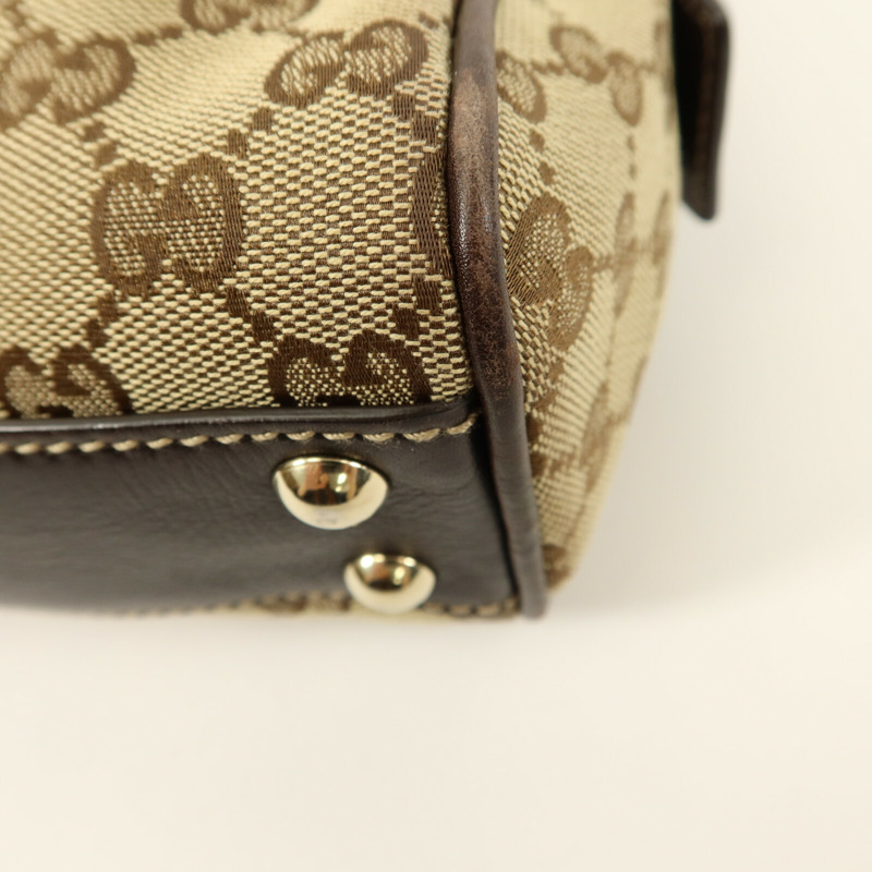 GUCCI 帆布Boston GG手挽袋-12