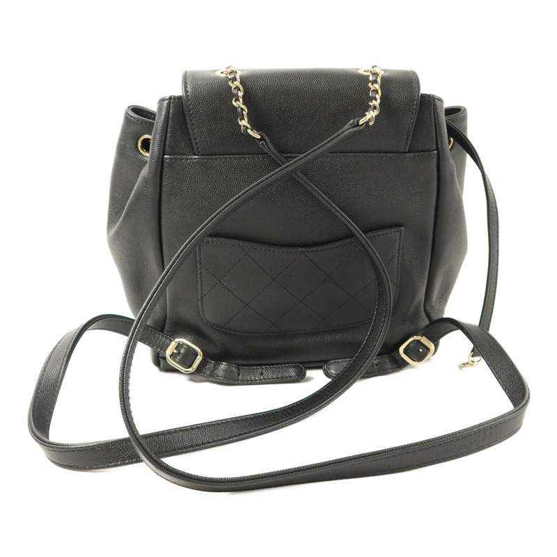 CHANEL 牛皮皮革Affinity Backpack背包-1
