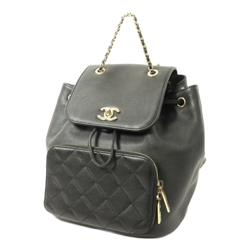 CHANEL 牛皮皮革Affinity Backpack背包-2