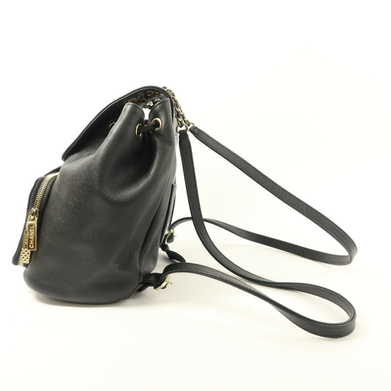 CHANEL 牛皮皮革Affinity Backpack背包-9