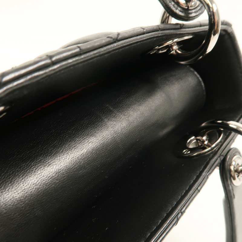 Dior 羊皮皮革Lady Dior手挽肩背兩用袋-15