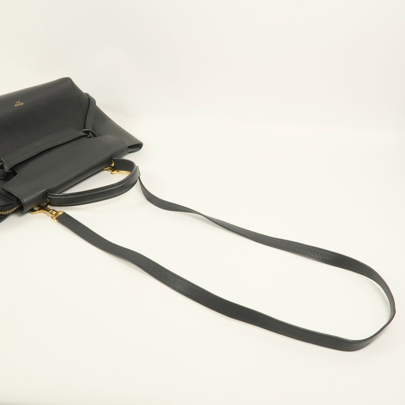 CELINE 牛皮皮革Micro Belt Bag手挽肩背兩用袋-7