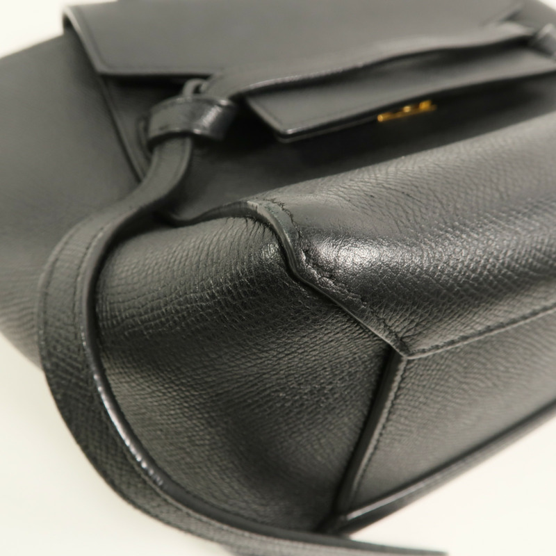 CELINE 牛皮皮革Micro Belt Bag手挽肩背兩用袋-9